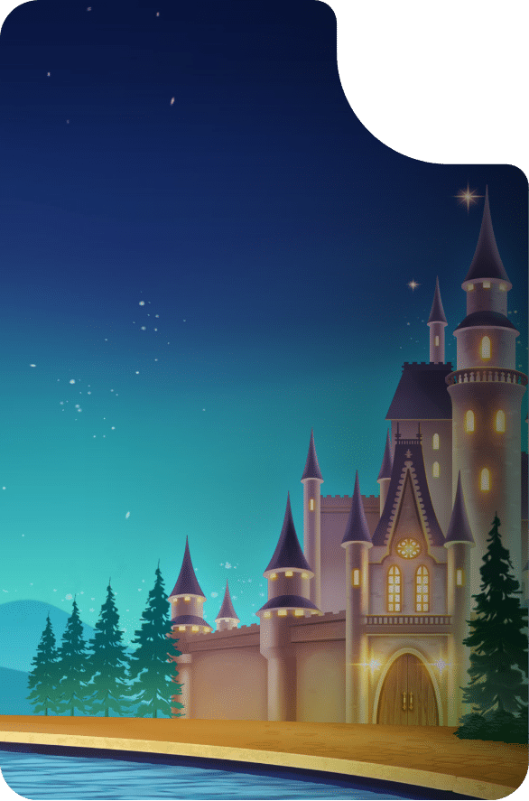 A castle near a lake